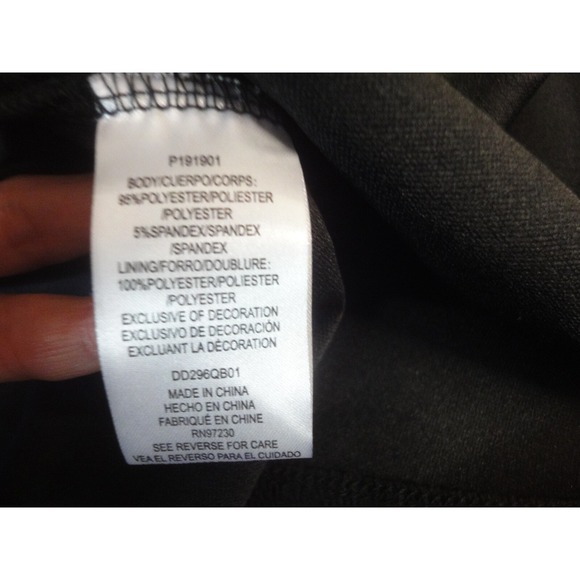 Almost famous womens L sequin tank style black dress NWT - Picture 9 of 9